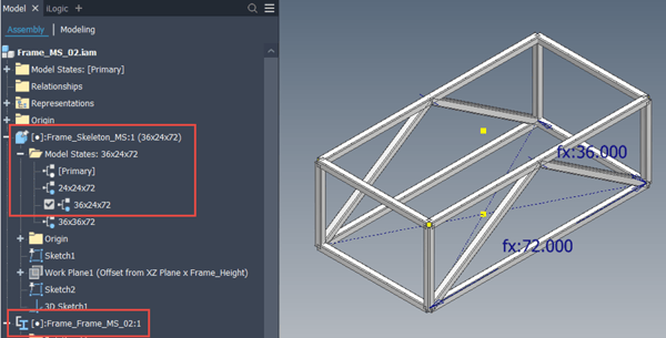 Inventor - Driving Multiple Frames Using a Single Skeleton with Model States - Image 5
