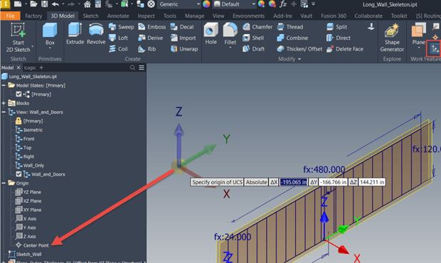 Inventor - How to Parameterize the Location and Orientation of a UCS - Image 3