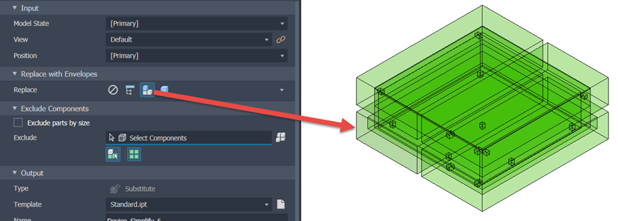 Inventor Tips and Tricks - Better Control When Using Simplified Envelopes Image 4 - Each Top Level Component